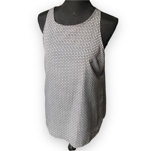Old Navy Black and White pattern tank top